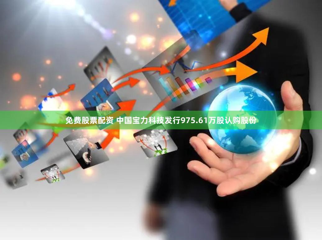 免费股票配资 中国宝力科技发行975.61万股认购股份